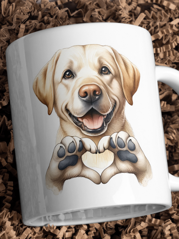 Kubek WALENTYNKI - Labrador Retriever z sercem