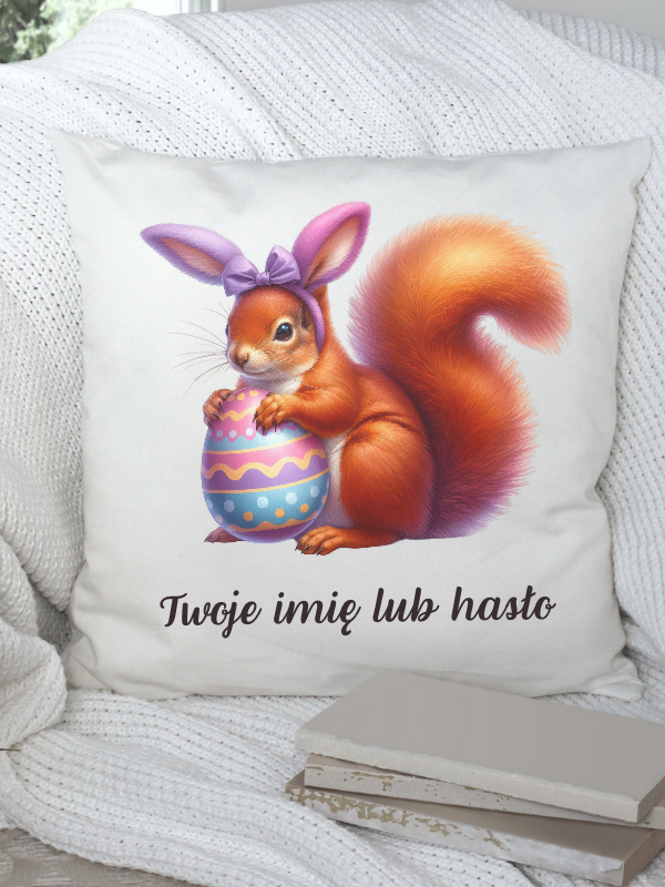 Poduszka WIELKANOC - Wiewiórka z uszkami