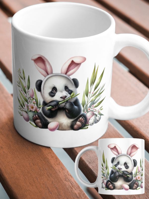 Kubek WIELKANOC - Panda z uszkami