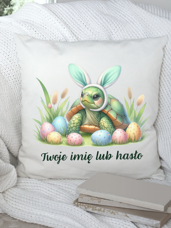 Poduszka WIELKANOC - Żółw z uszkami
