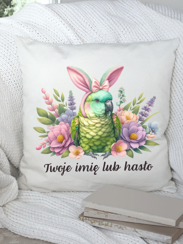 Poduszka WIELKANOC - Papuga z uszkami