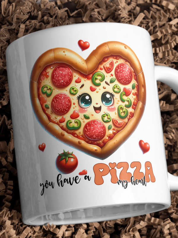 Kubek WALENTYNKI - Pizza serce