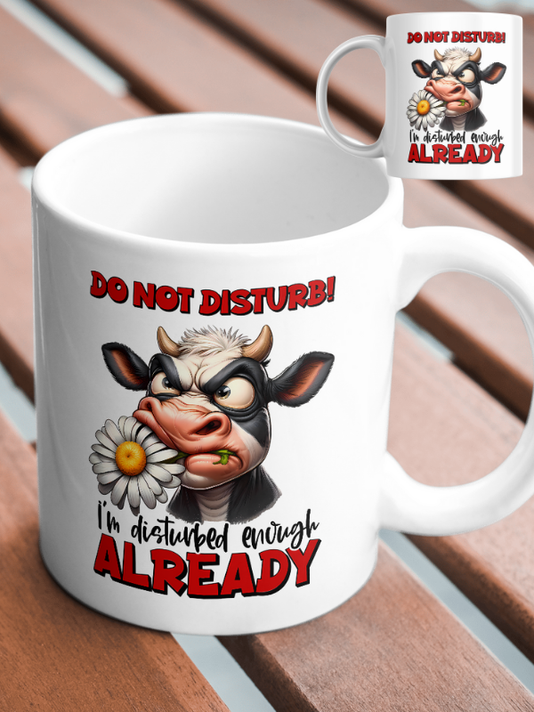 Kubek KROWA - "DO NOT DISTURB.."