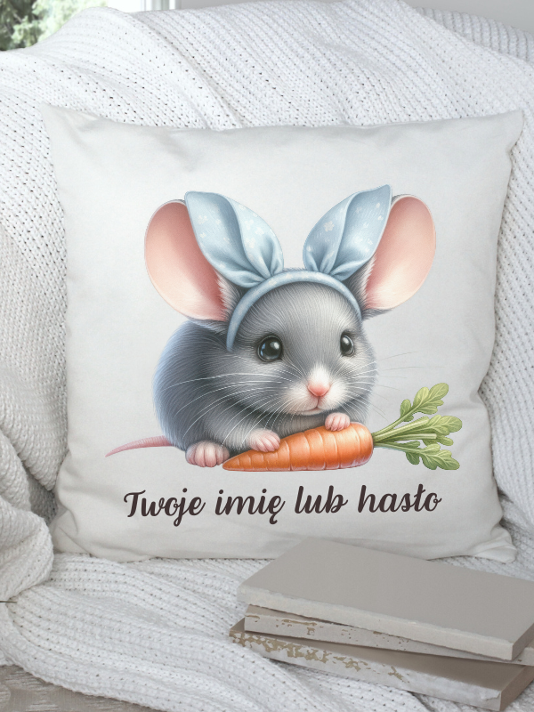 Poduszka WIELKANOC - Myszka z uszkami