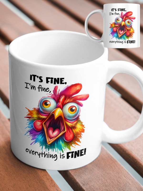Kubek KOGUT - "IT'S FINE, I'm fine..."