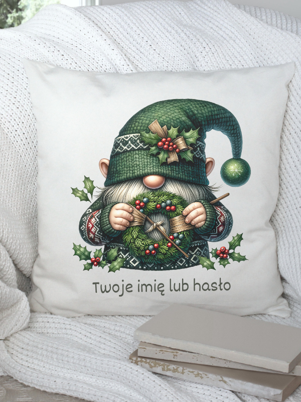 Poduszka GNOMY - Świąteczny skrzat #27