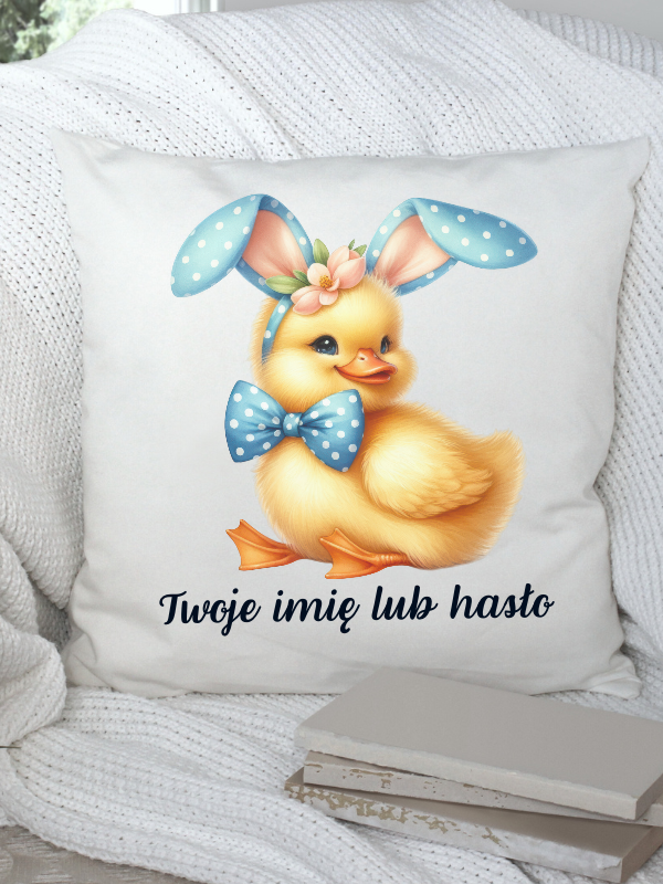 Poduszka WIELKANOC - Kaczka z uszkami