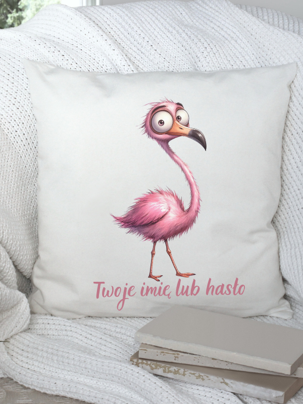 Poduszka PTAKI - Flamingoo
