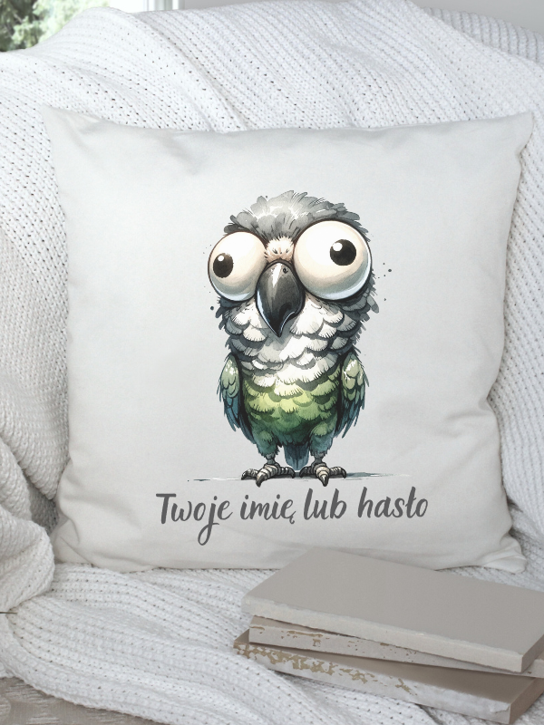 Poduszka PTAKI - Papuga #3