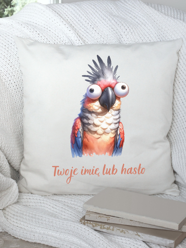 Poduszka PTAKI - Papuga