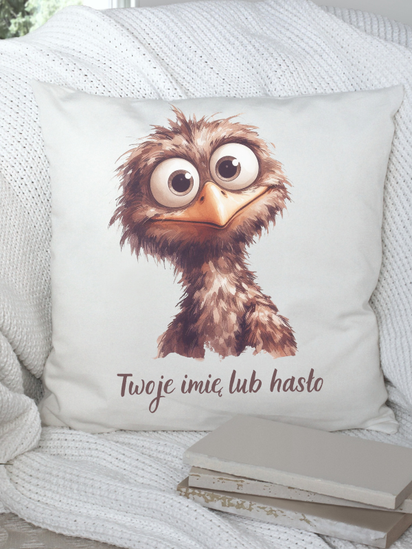 Poduszka PTAKI - Strus EMU