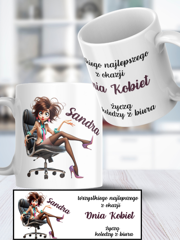 Kubek na DZIEŃ KOBIET - edycja biurowa