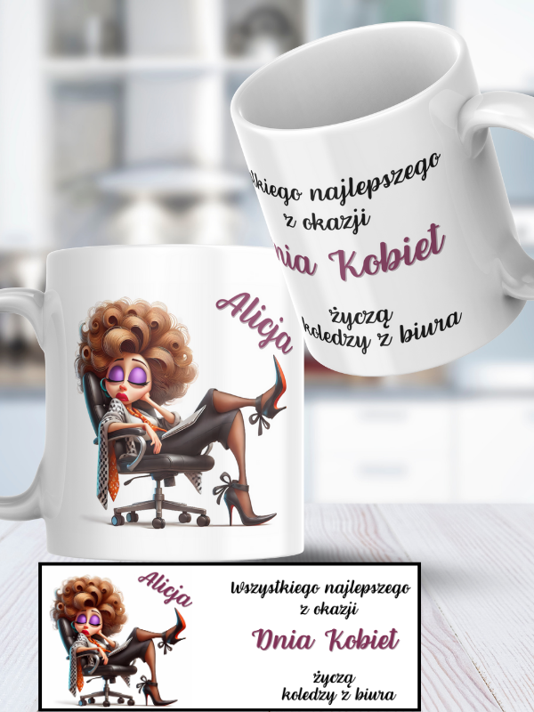 Kubek na DZIEŃ KOBIET - edycja biurowa #2