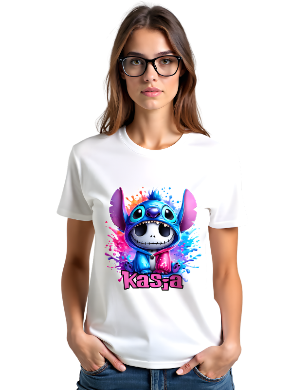 Koszulka - Jack Skellington w bluzie z kapturem Stitch