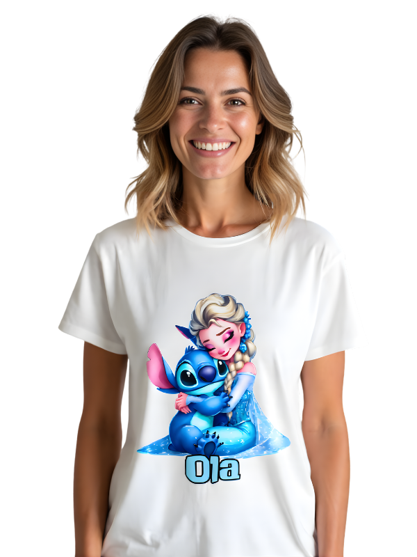 Koszulka - Elsa i Stitch