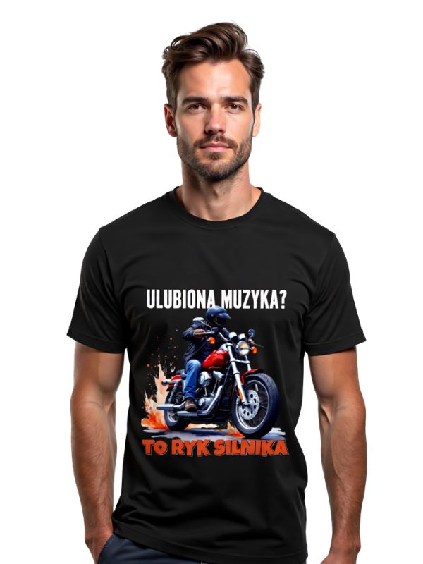 Koszulka - ULUBIONA MUZYKA? TO RYK SILNIKA